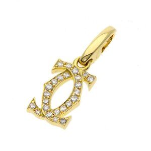 CARTIER Yellow Gold Diamond 2C Necklace